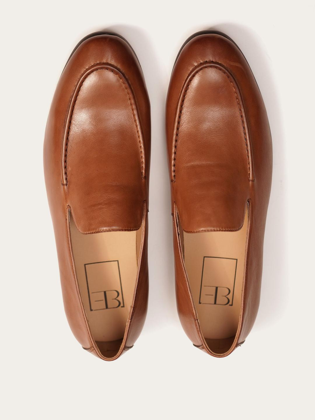 Eletto Brun Men Brown Slip-On Formal Shoes