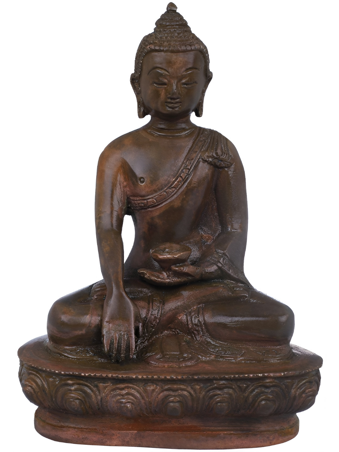 Exotic India  Buddha Seated on Lotus in Bhumisparsha Mudra