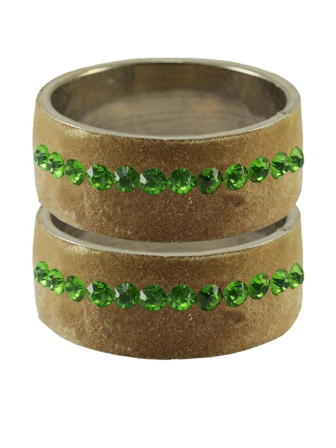 Vidhya Kangan Cream Bangle Set