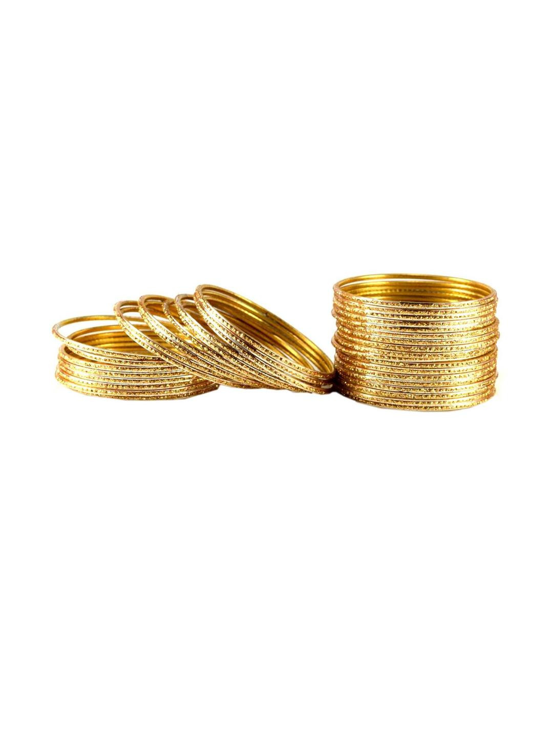 Vidhya Kangan Gold-Toned Bangle Set