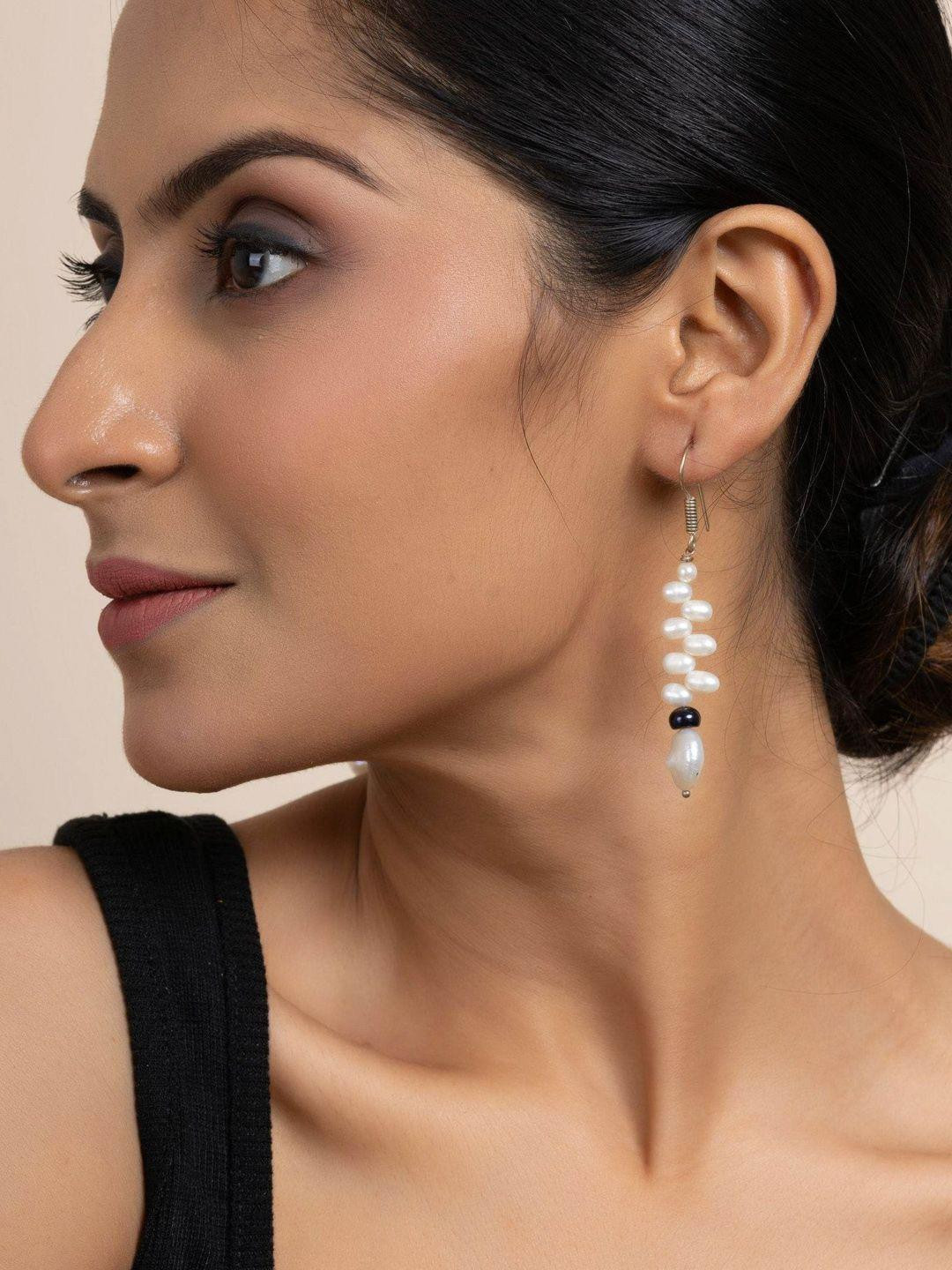 Look and Adorn Contemporary Drop Earrings