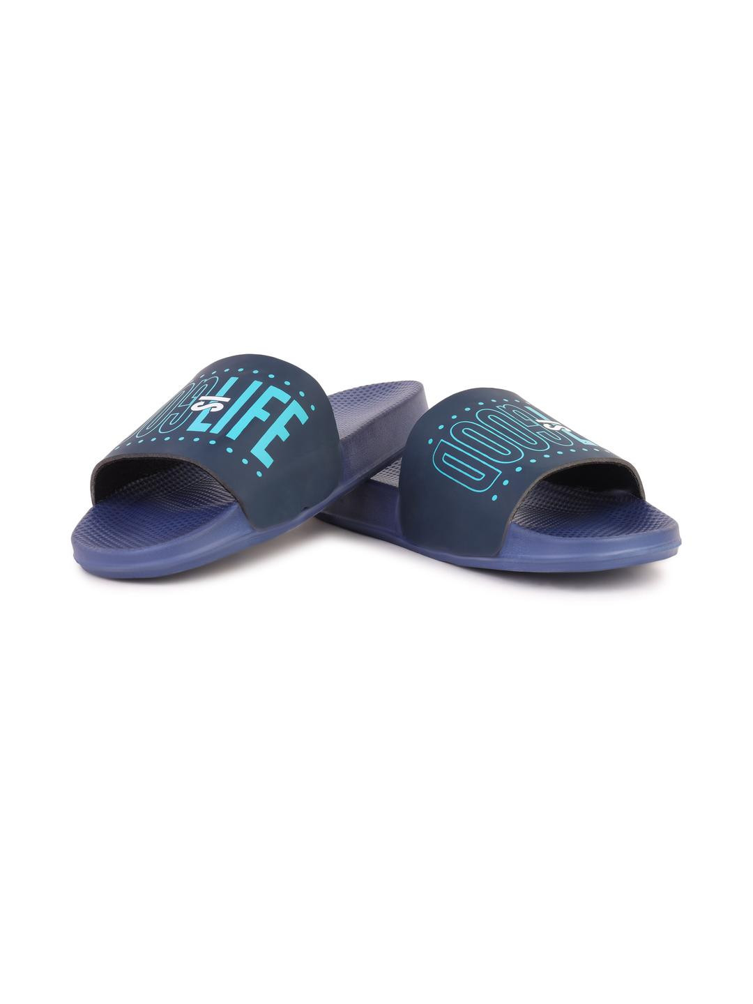 DRACKFOOT Men Blue Flip Flops