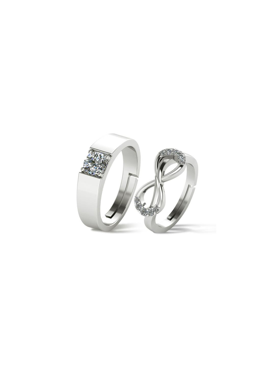 Miss Highness Adjustable Pure 925 Silver Gift For Couple Finger Ring
