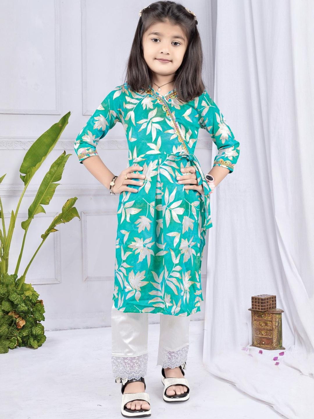 Hikuj Kids Printed Kurta Set