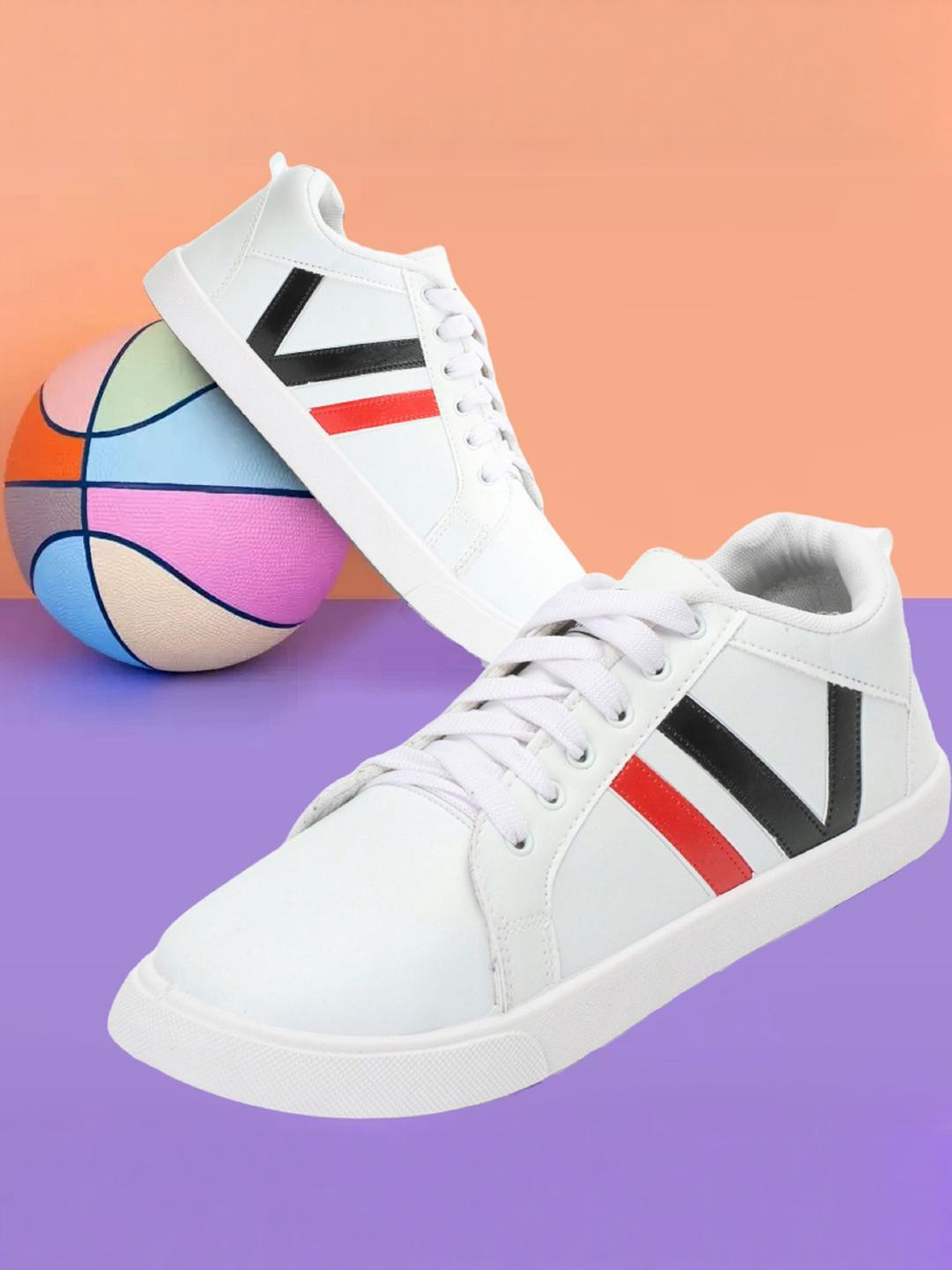 HOTSTYLE Men White Canvas Sports Shoes