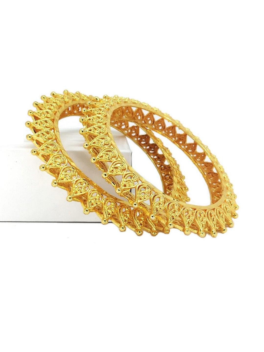Tanvi J Copper Gold-Plated Bangles