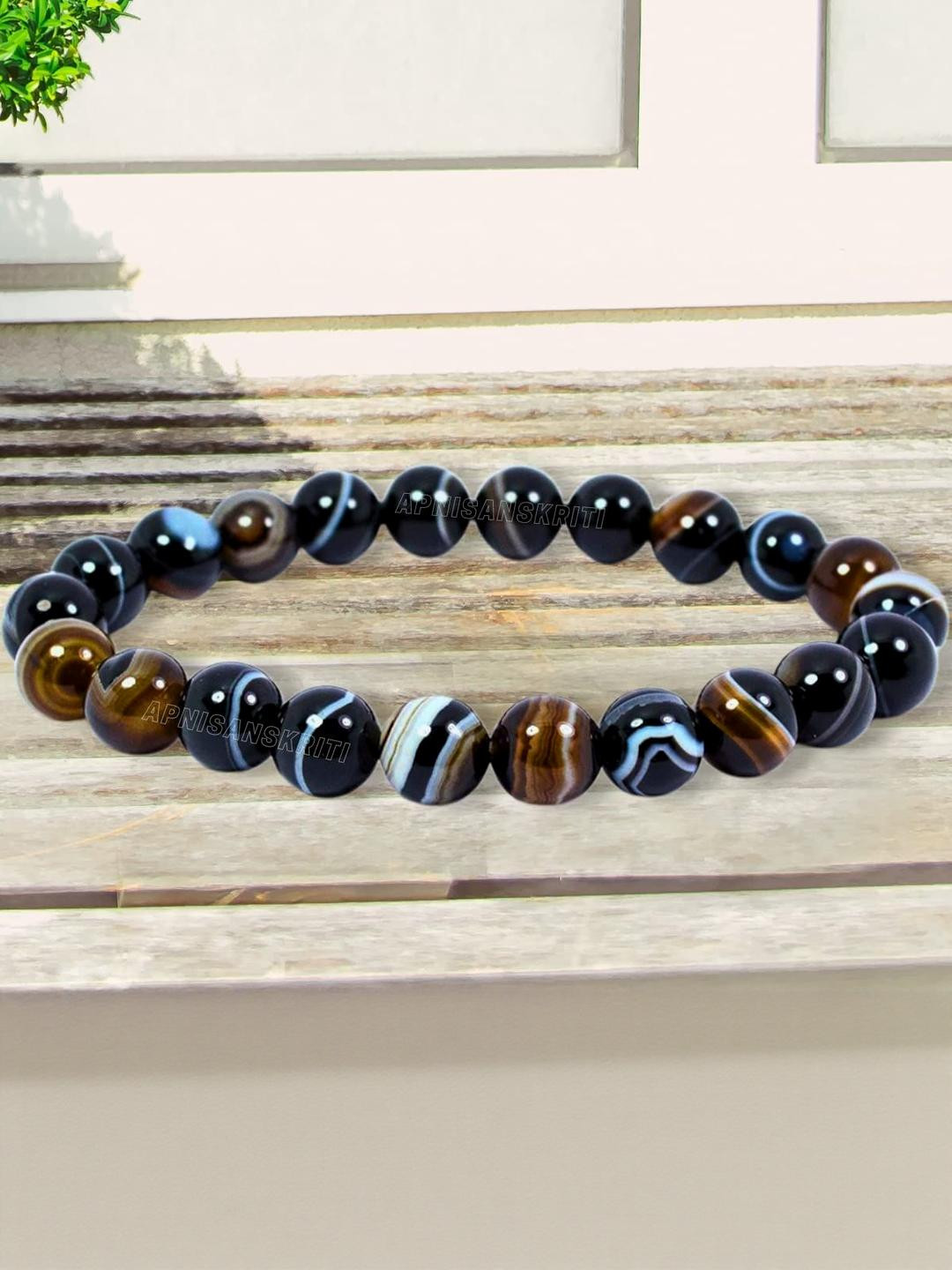 Apnisanskriti Unisex Sulemani Stone Bracelet