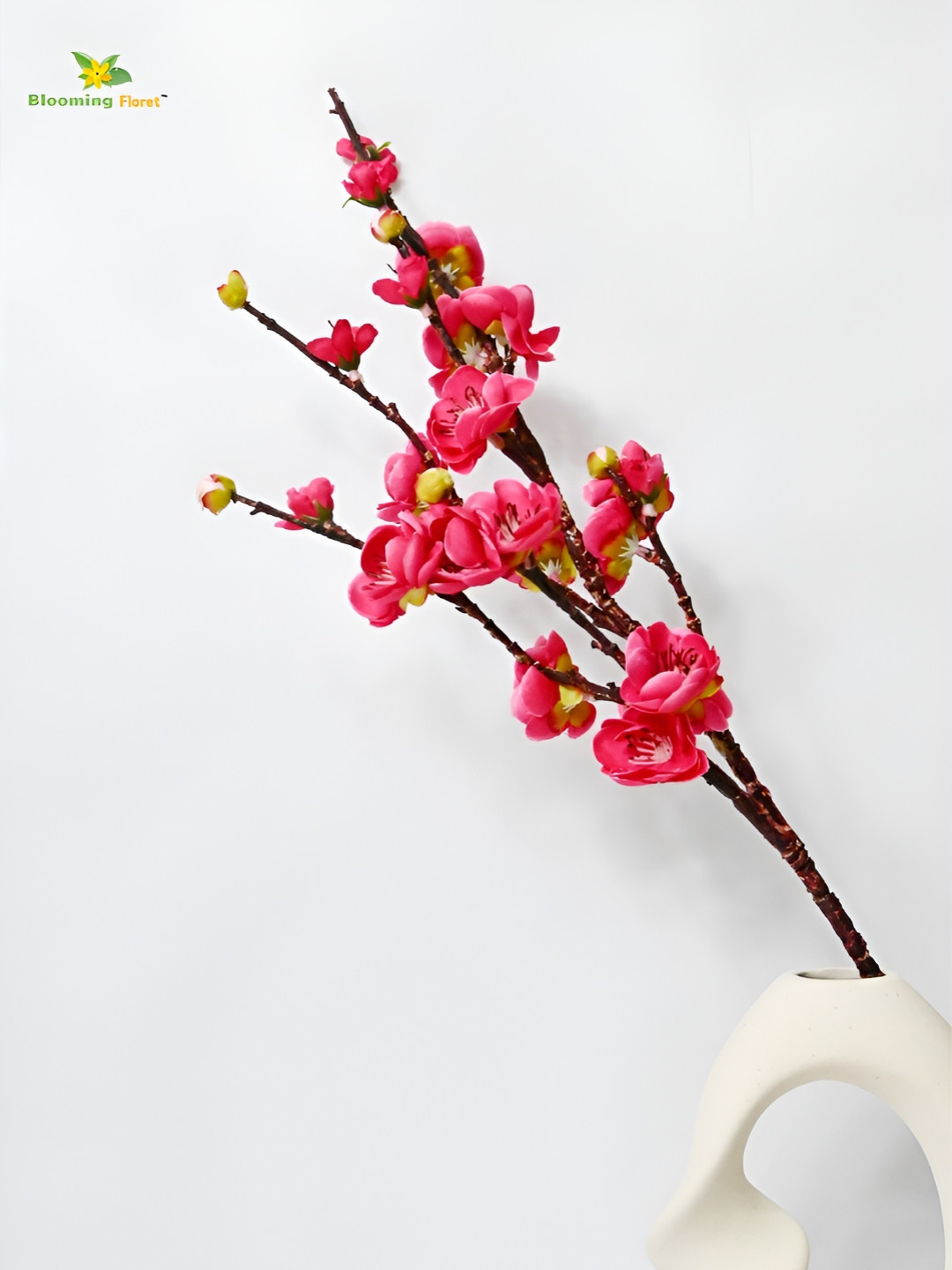 Blooming Floret Pink Blossom Artificial Flower