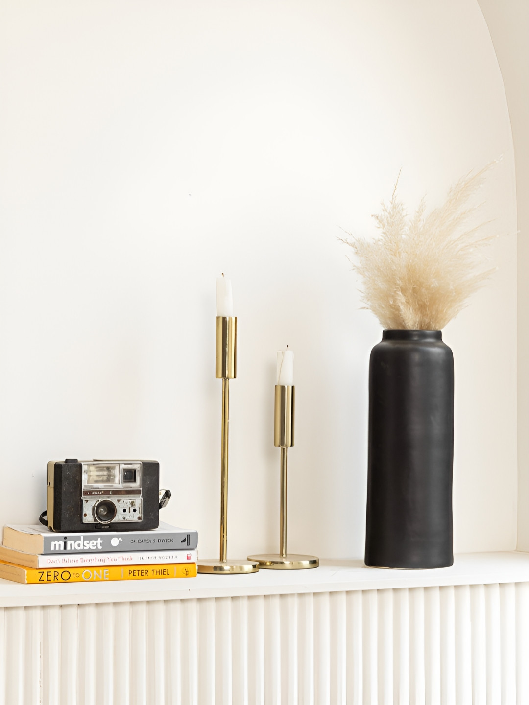 Claymistry Black Ceramic Tall Vase