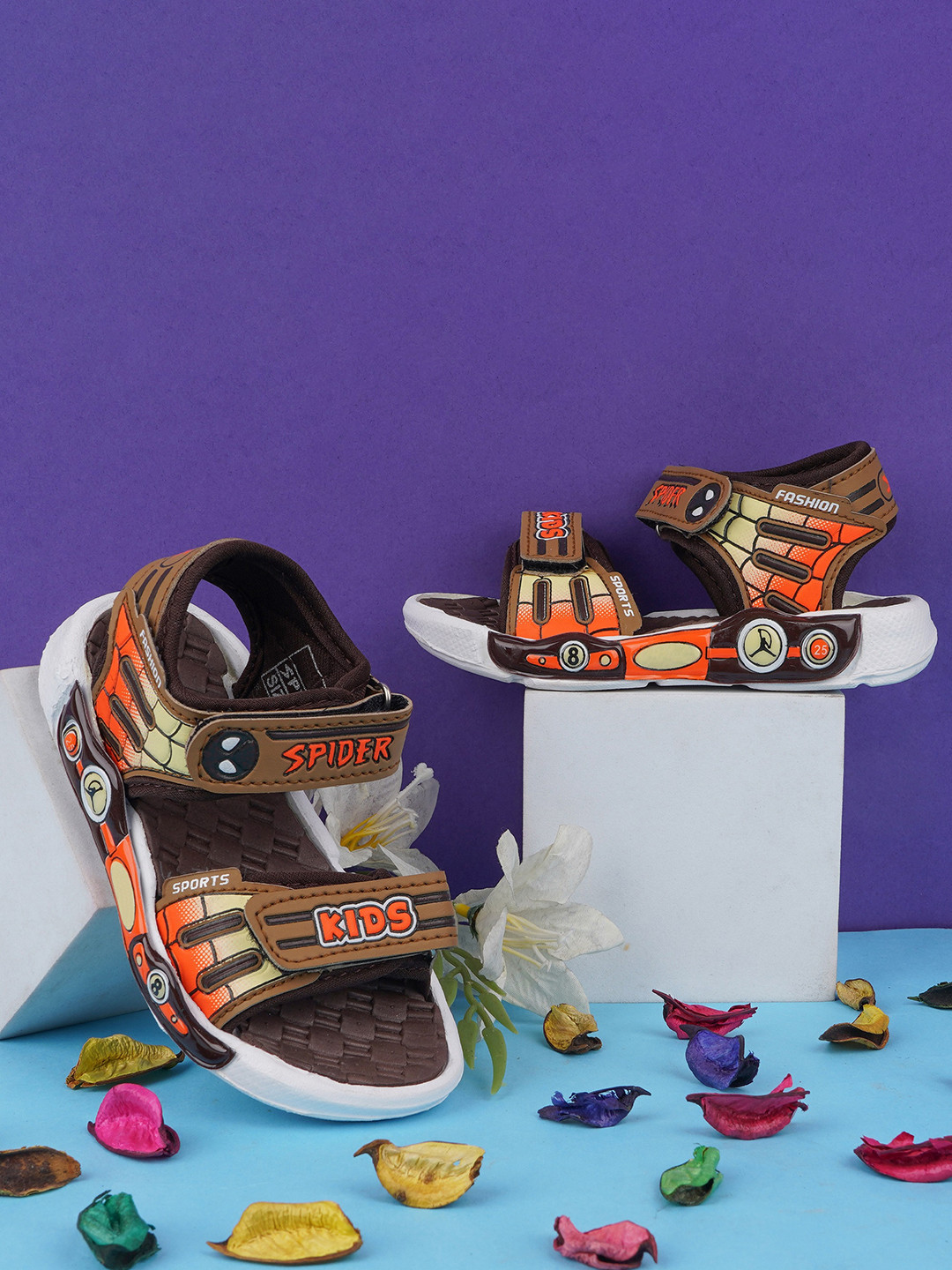 LMG Lifestyle Kids Unisex Brand Spider Man Dancing Comfort Sandals