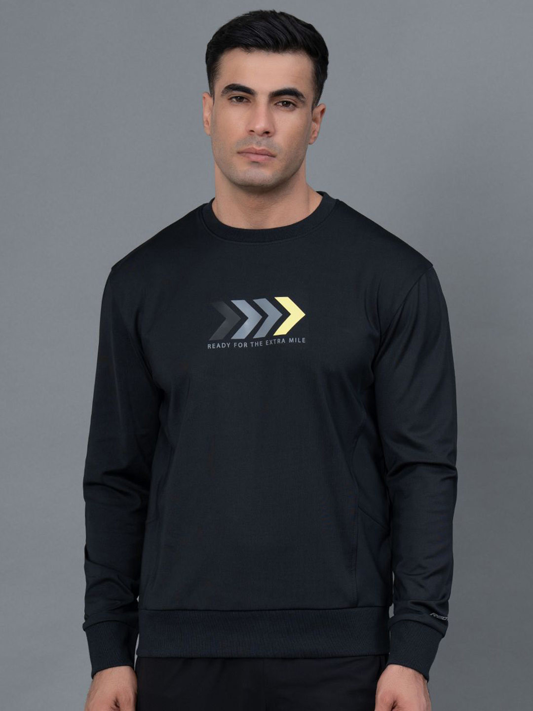 Red Tape aw-24 Men Graphic Printed Round Neck Pullover Sports Sweatshirt