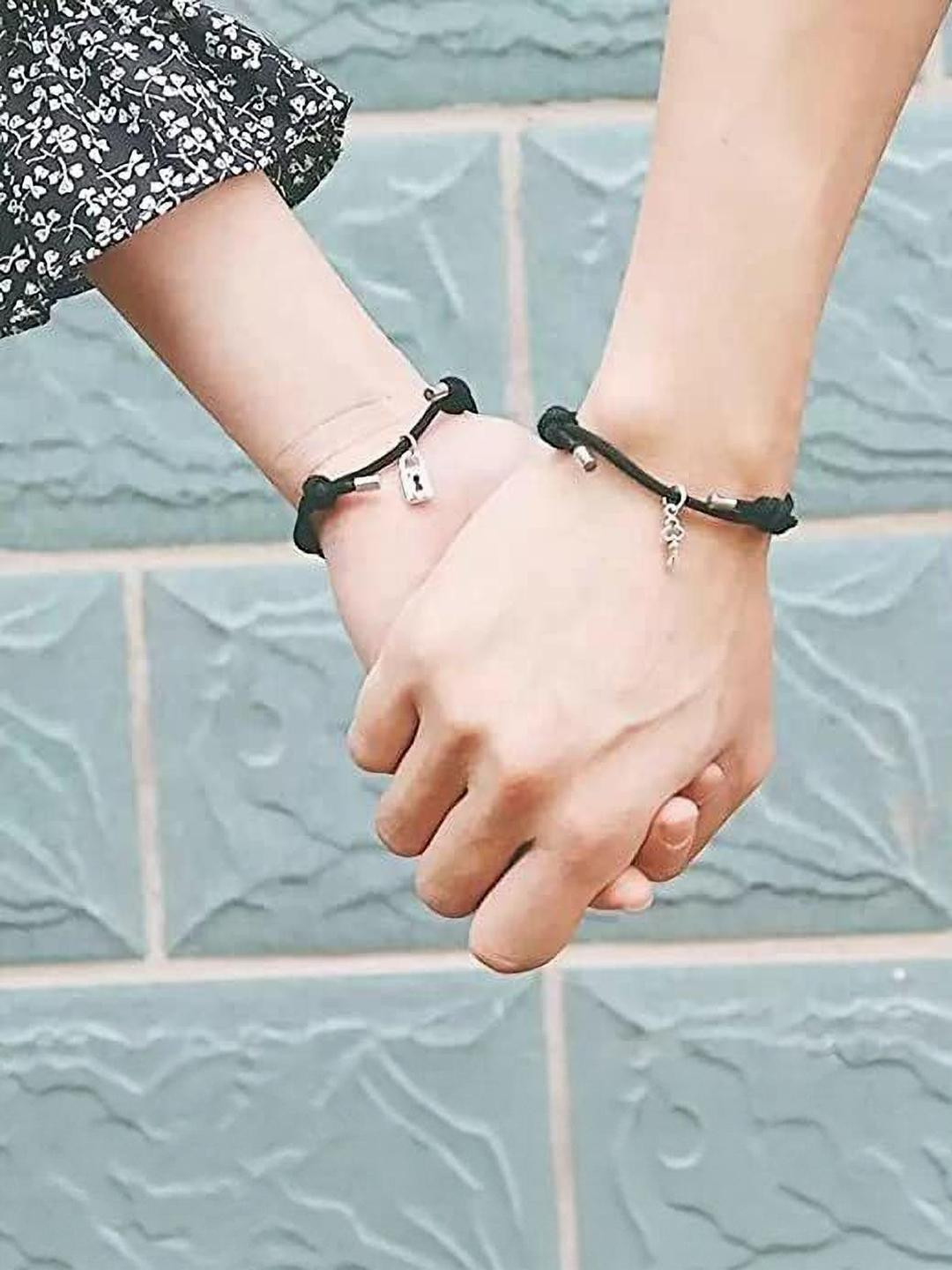 ATRAER Unisex German Silver Charm Bracelet