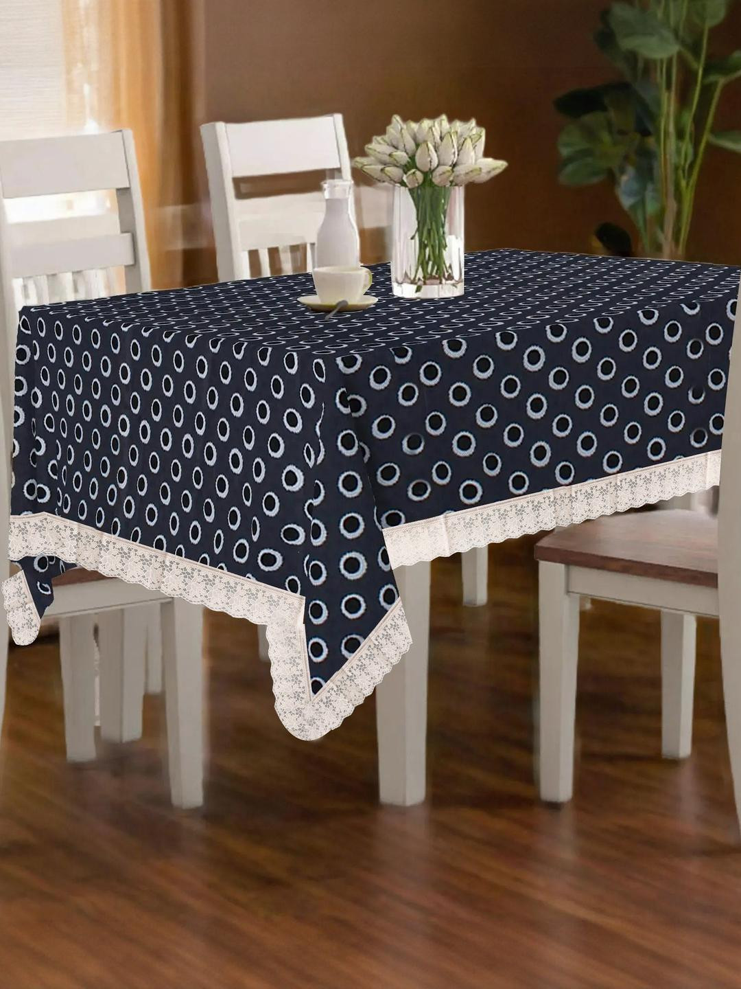 Wings Star Black Plastic Table Covers