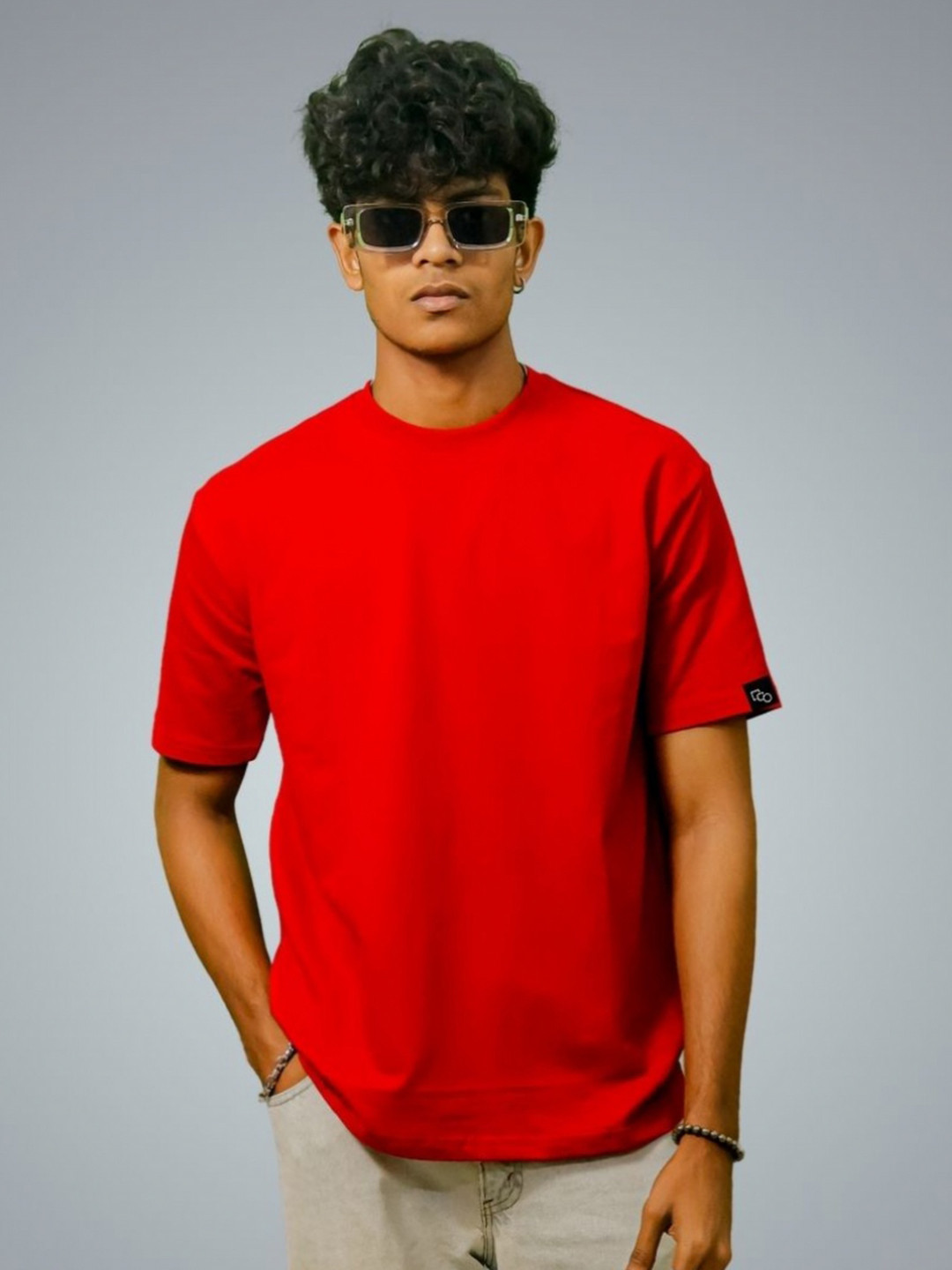 BlendCulture Zero for Him Men Cotton Oversized T-shirt