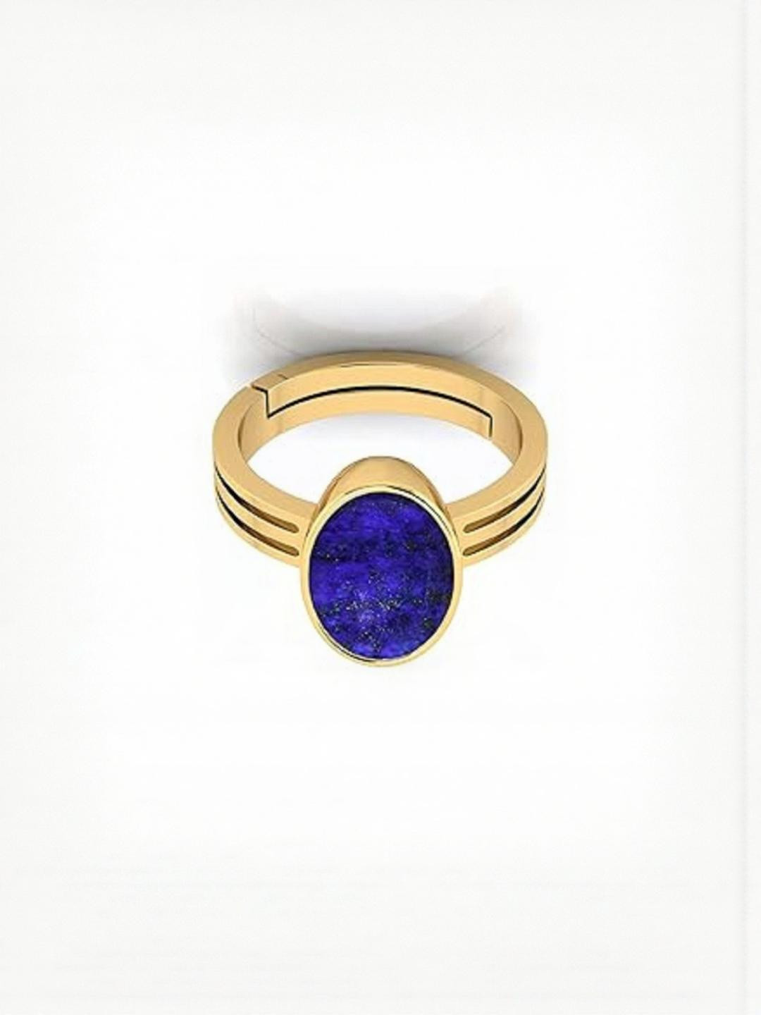 Sidharth Gems 11.25 Ratti 10.00 Crt Lapis Gemstone Ring