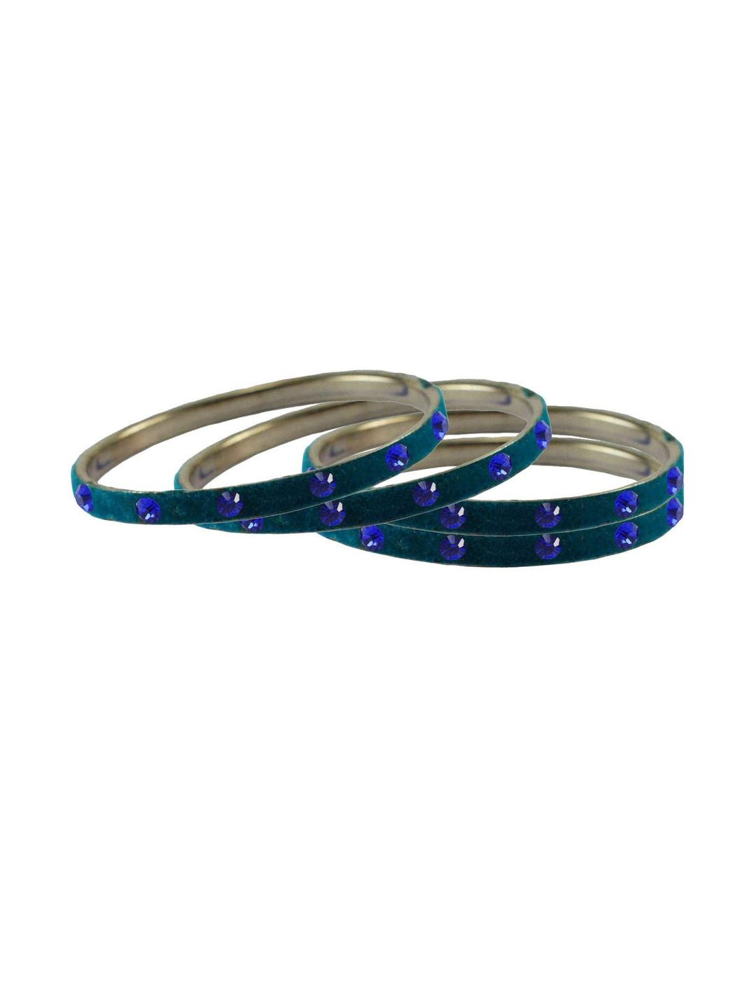 Vidhya Kangan Blue Bangle Set
