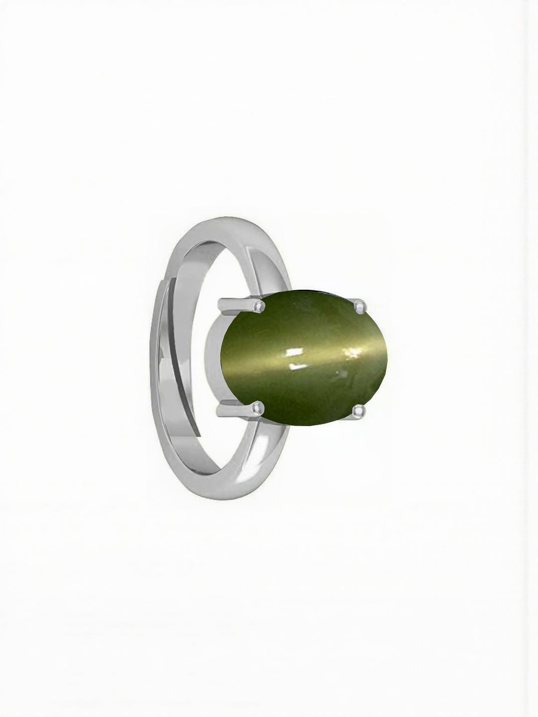 Sidharth Gems 9.25 Ratti 8.25 Crt Cats Eye Ring