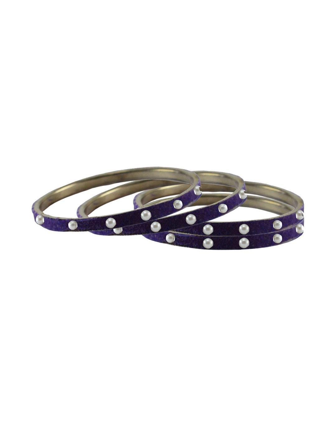 Vidhya Kangan Jamani Moti Stud Brass Bangle