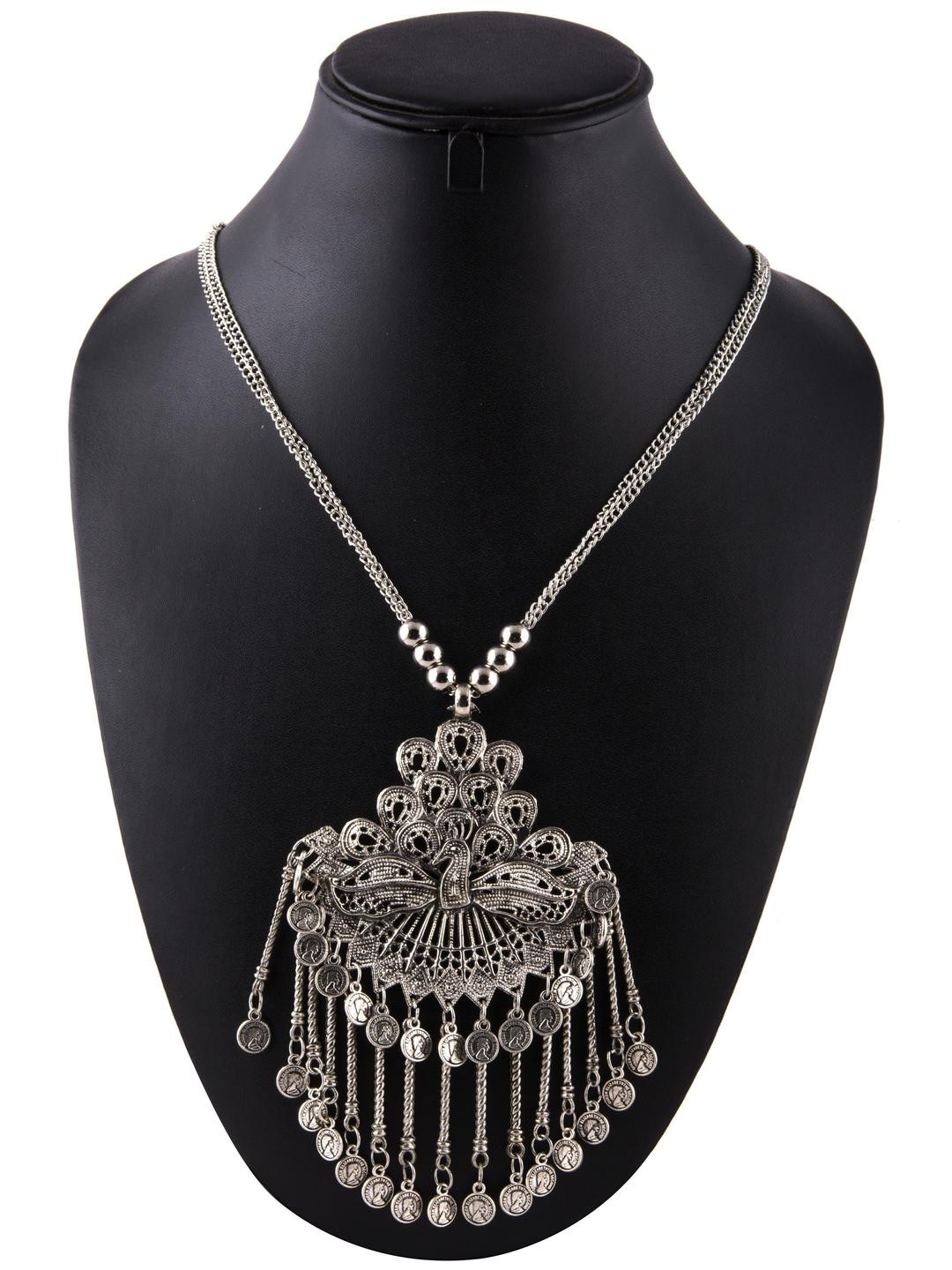 Creative Frogs Silver-Plated Necklace