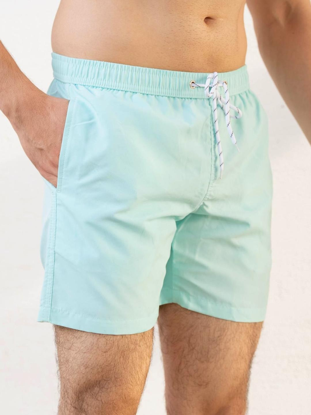 Shortscape Men Floral Water Reactive Swim Shorts