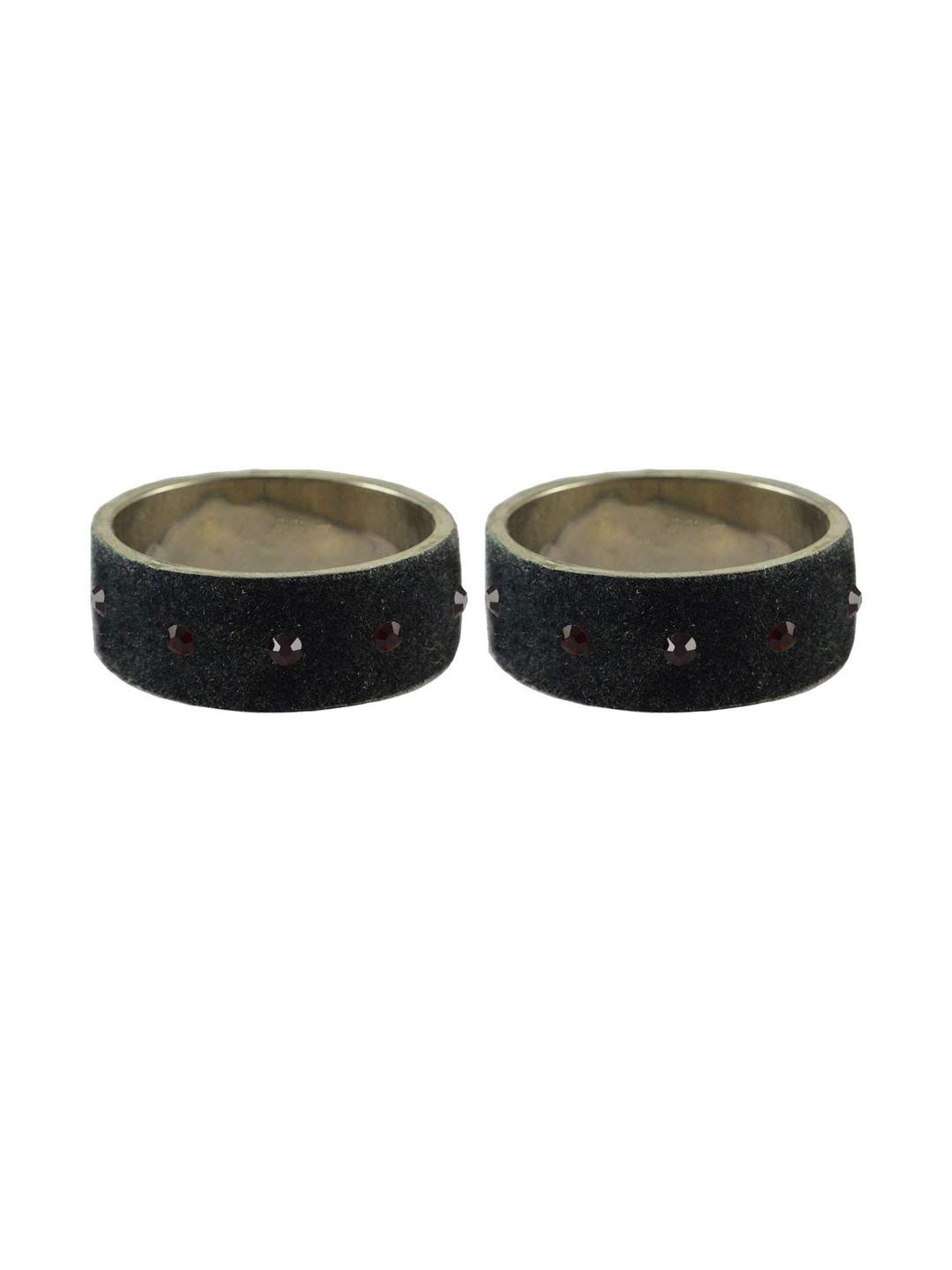 Vidhya Kangan Gray Bangle Set