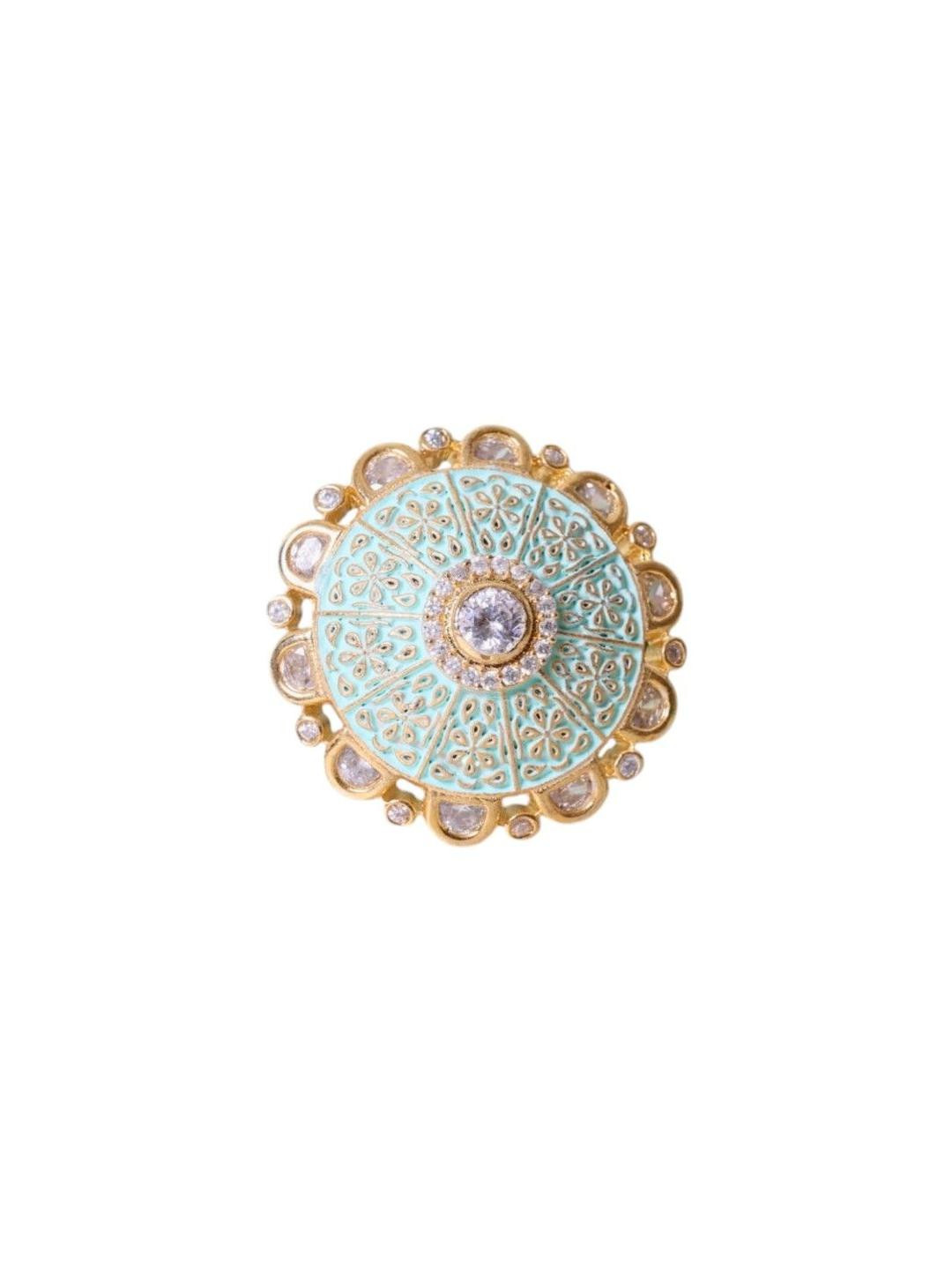 EMPIRE Stone Studded Adjustable Ring