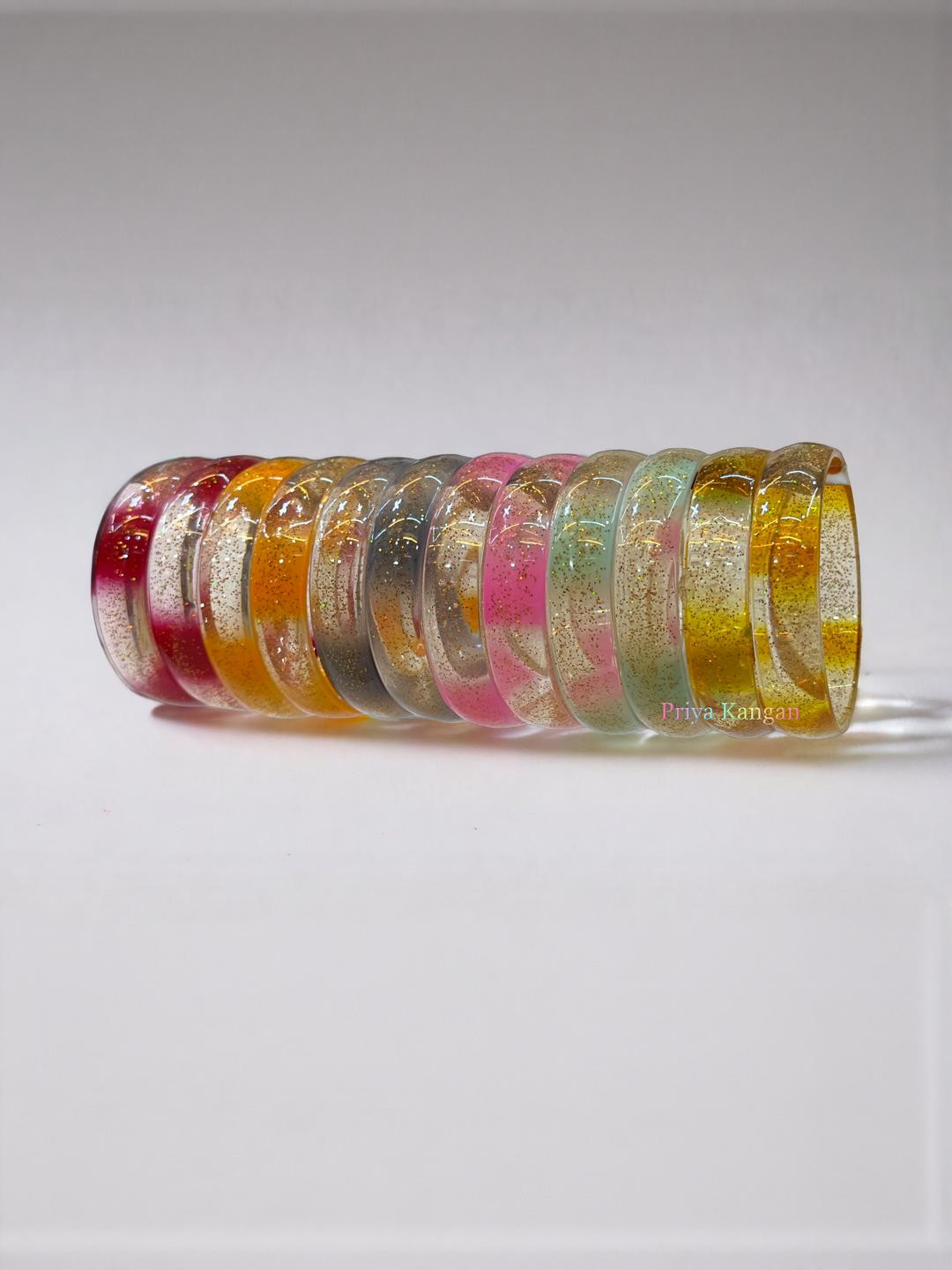 PRIYA KANGAN Sunshine Metal Bangles For Women, Fancy Plain Shining Metal Bangles, Plain Metal Casual Wear Bangles