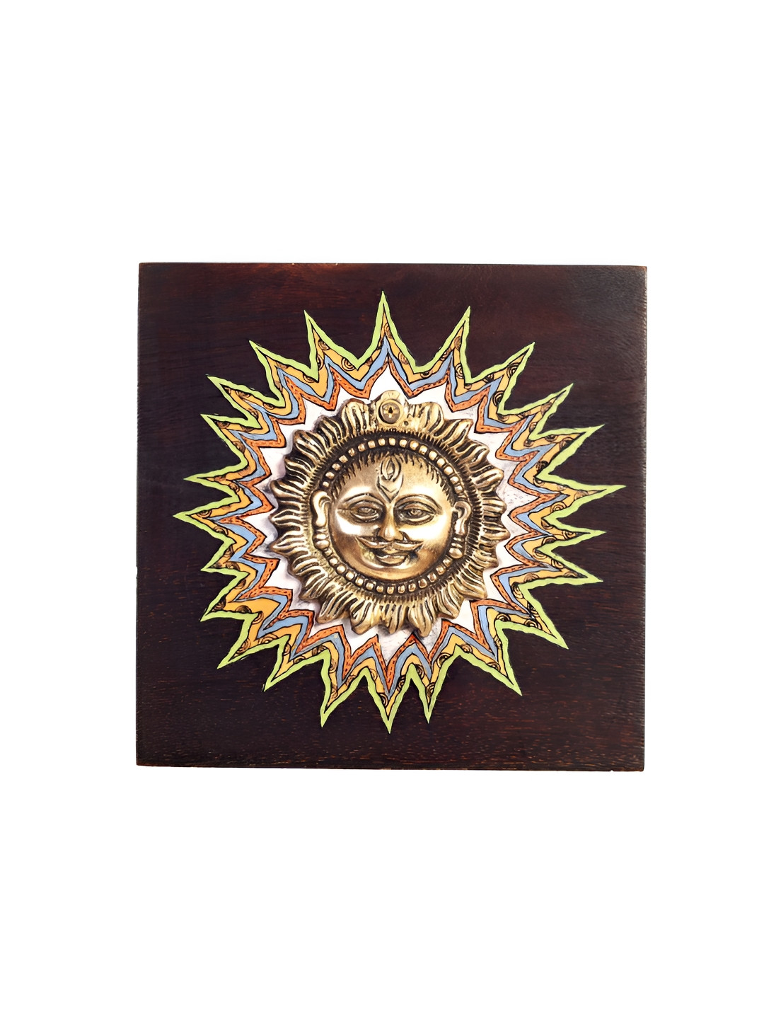 AAKRITI ART CREATIONS Brown Surya Wall Decor Frame