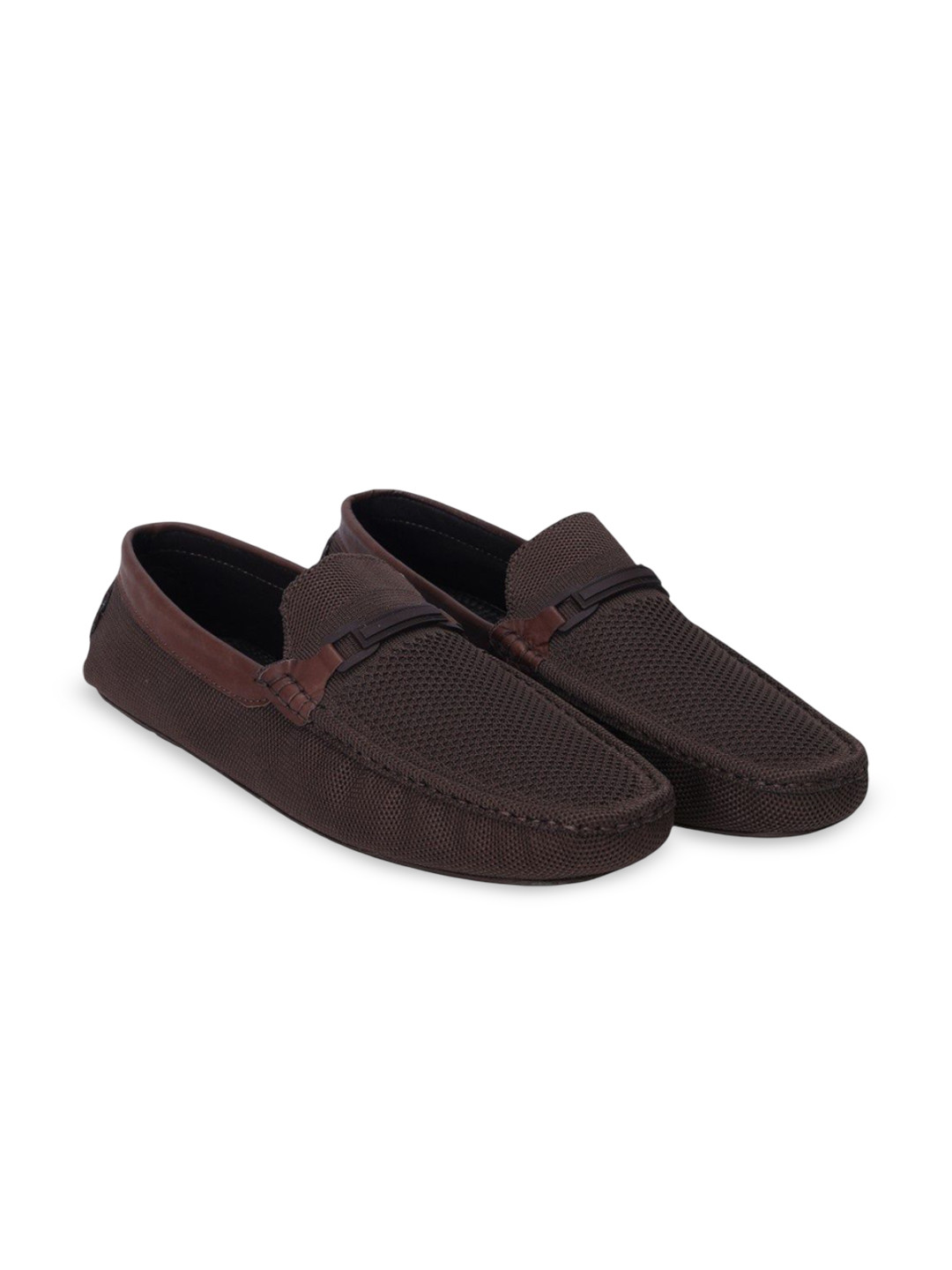 Fresco Italia Men Textured Slip-On Smart Casual Loafers