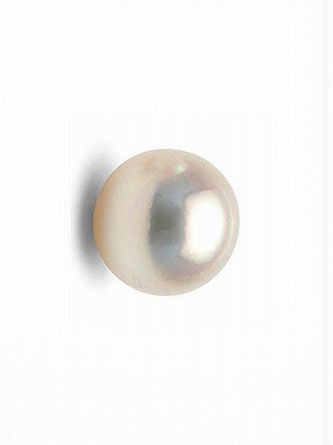 Sidharth Gems 10.25 Ratti 9.00 KT White Pearl Gemstone Ring