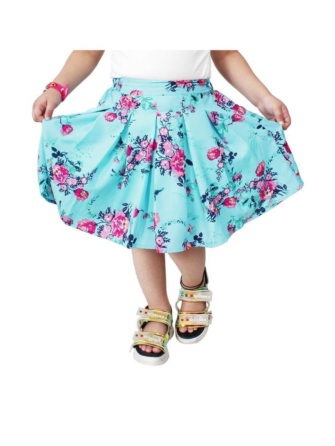 Alisha Moda Floral Print Skirt