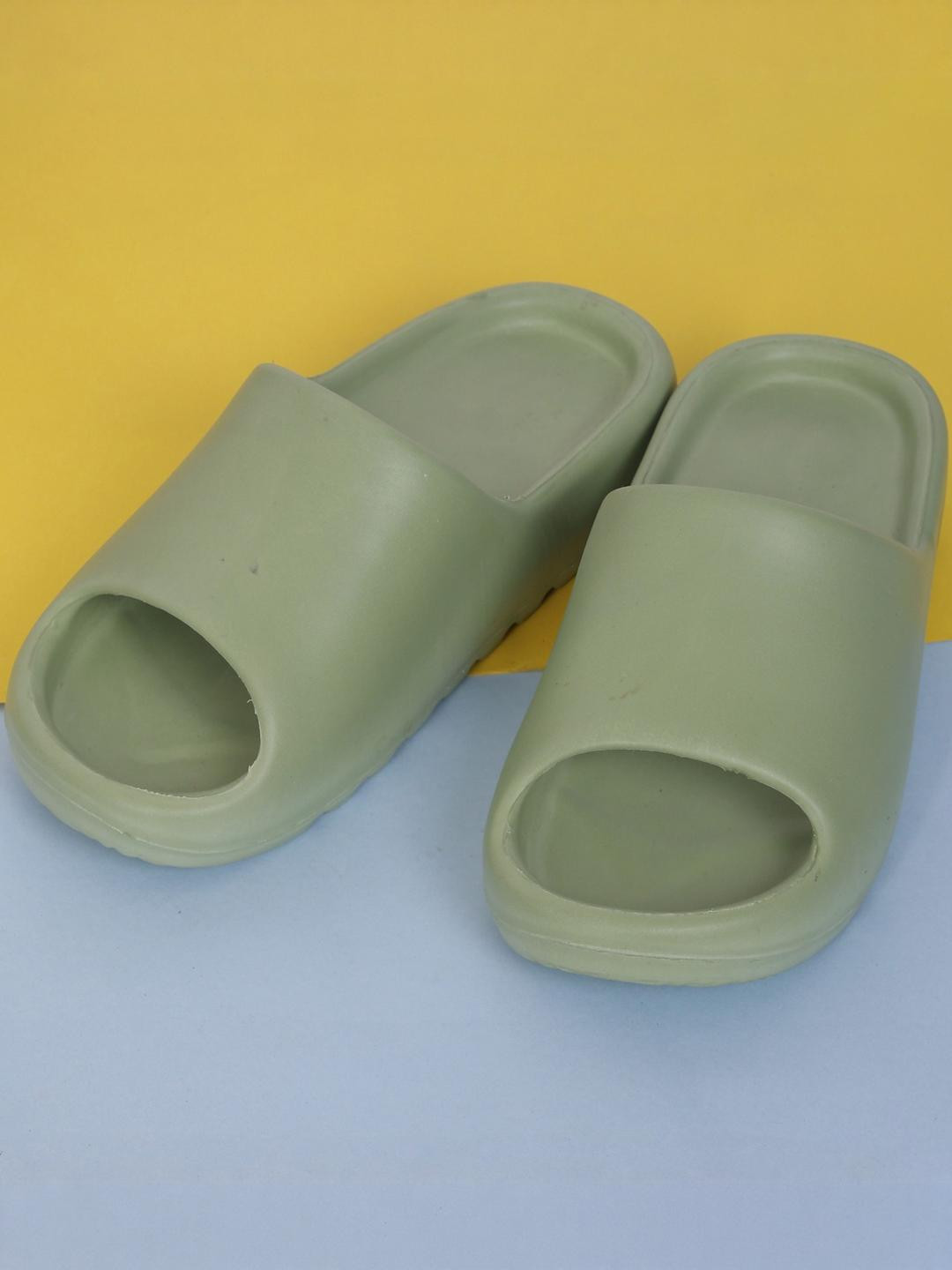 Style Height Men Green Flip Flops