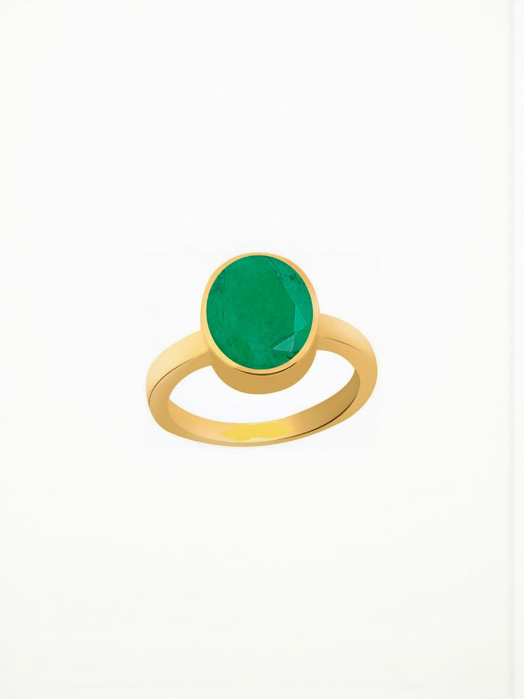 Sidharth Gems 11.25 Ratti 10.00 KT Adjustable Emerald Ring