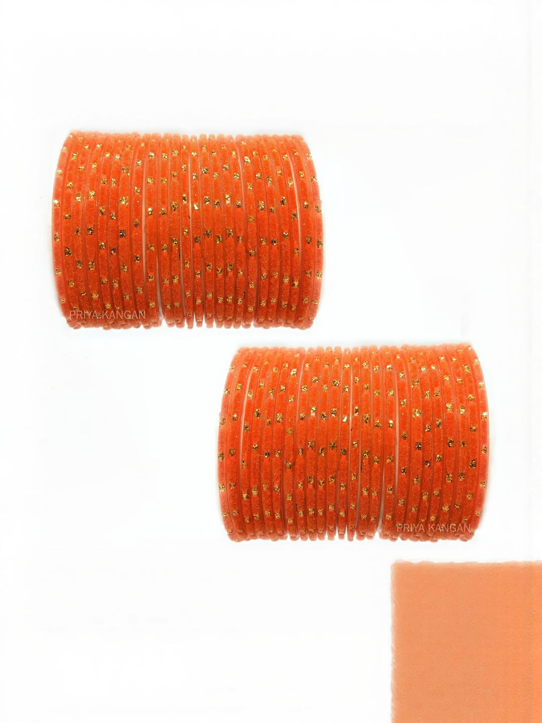 PRIYA KANGAN Velvet & Glass Bangles