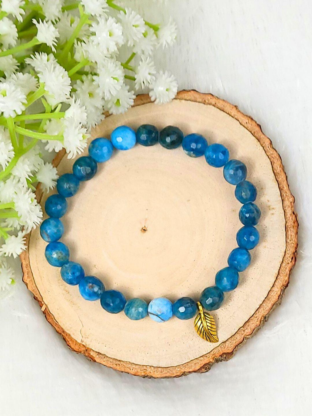 Calminds Unisex Blue Apatite Crystal Bracelet