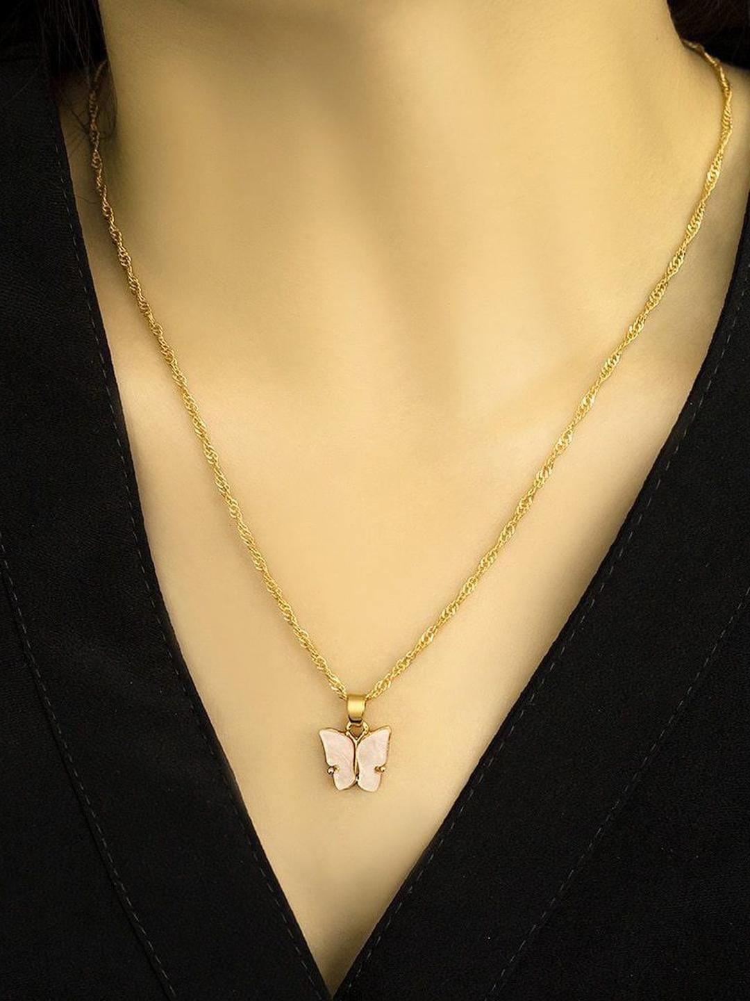 Arzonai Pink Metal Chain