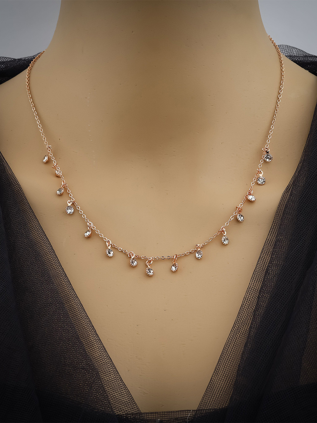 BHUMI09 Brass Gold-Plated Necklace
