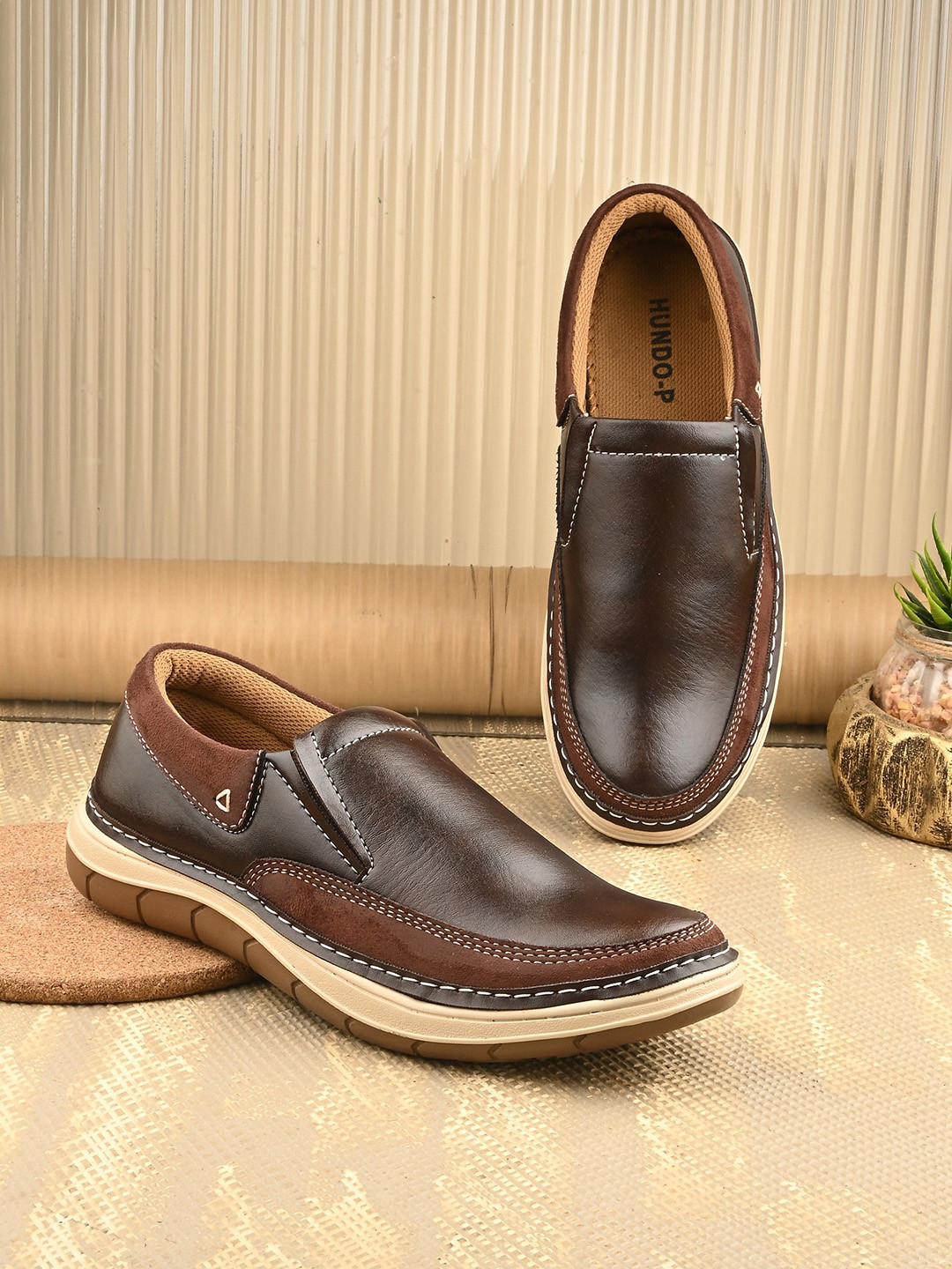 Hundo P Men Synthetic Slip-On Shoes