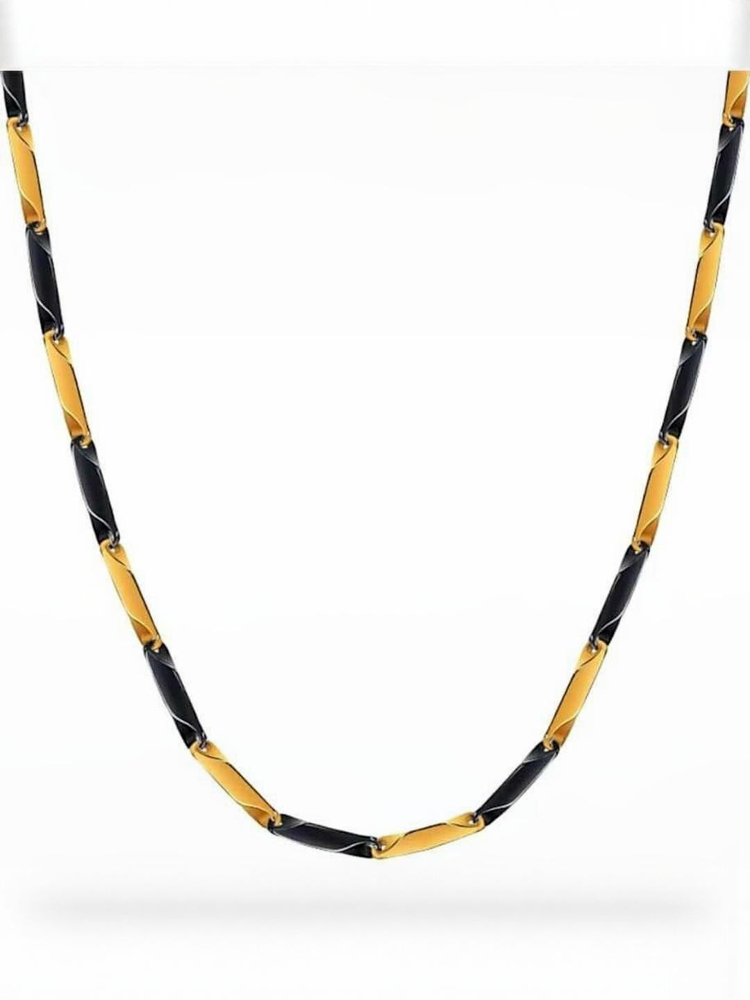 HOUSEOFTRENDZZ Multicoloured Stainless Steel Chain