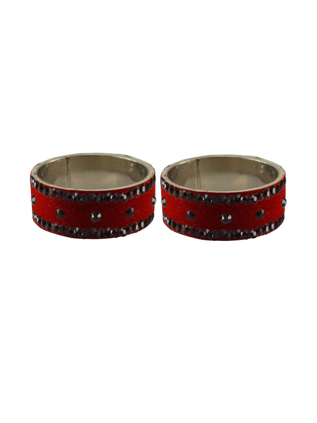 Vidhya Kangan Red Bangle Set