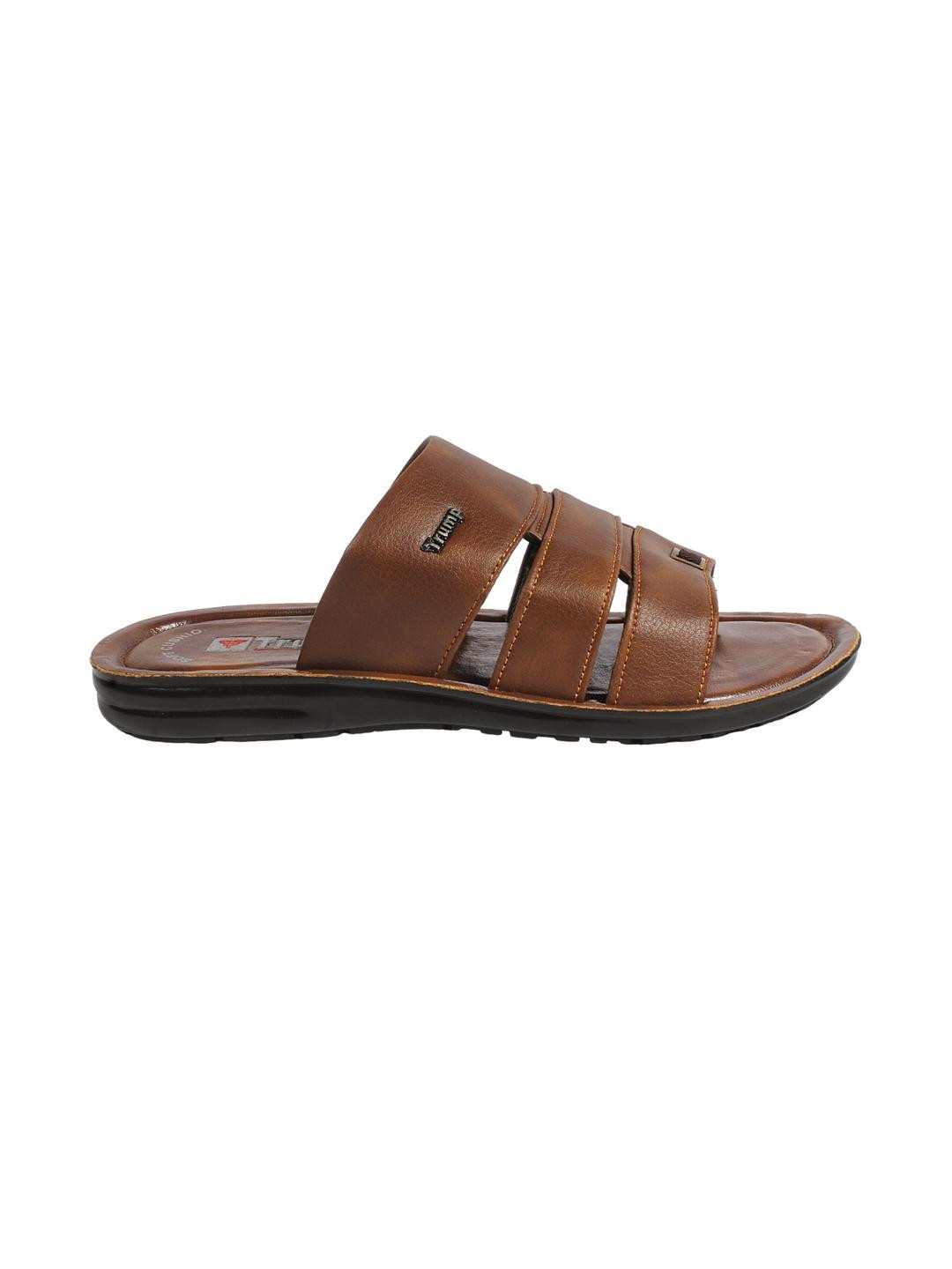 Trump Men Tan Flip Flops