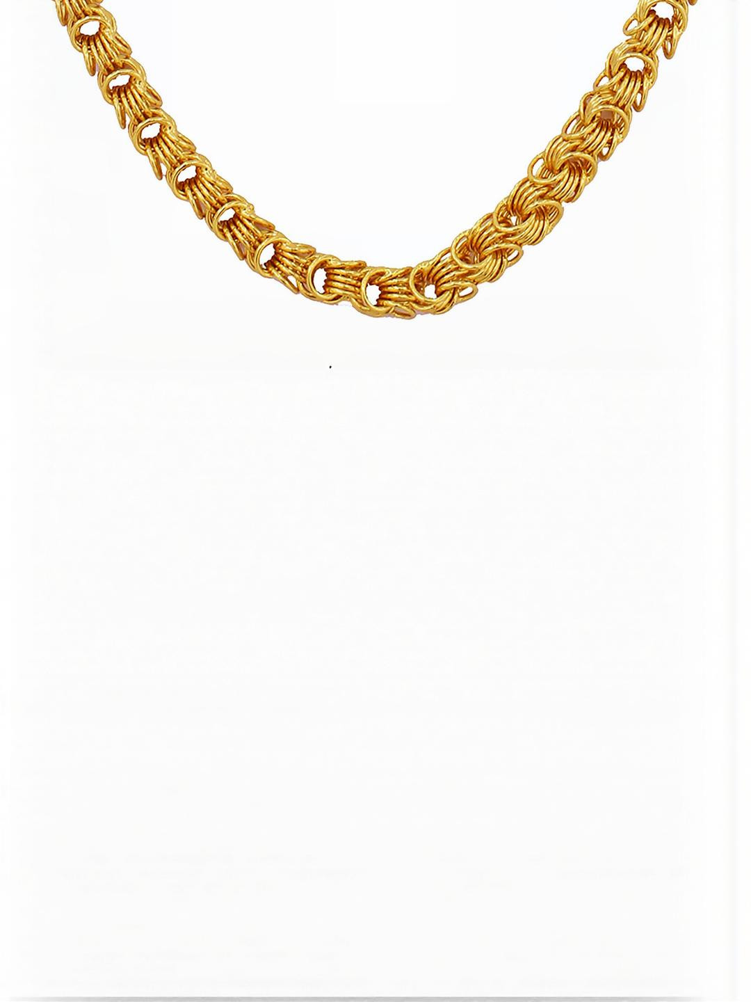 Guarantee Ornament House Metal Gold-Plated Chain