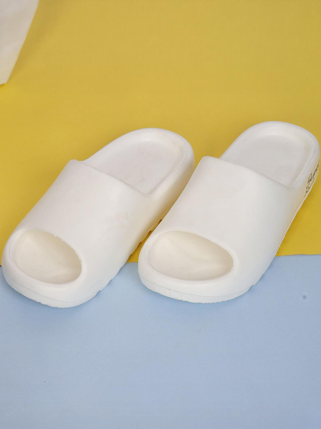 Style Height Men White Flip Flops