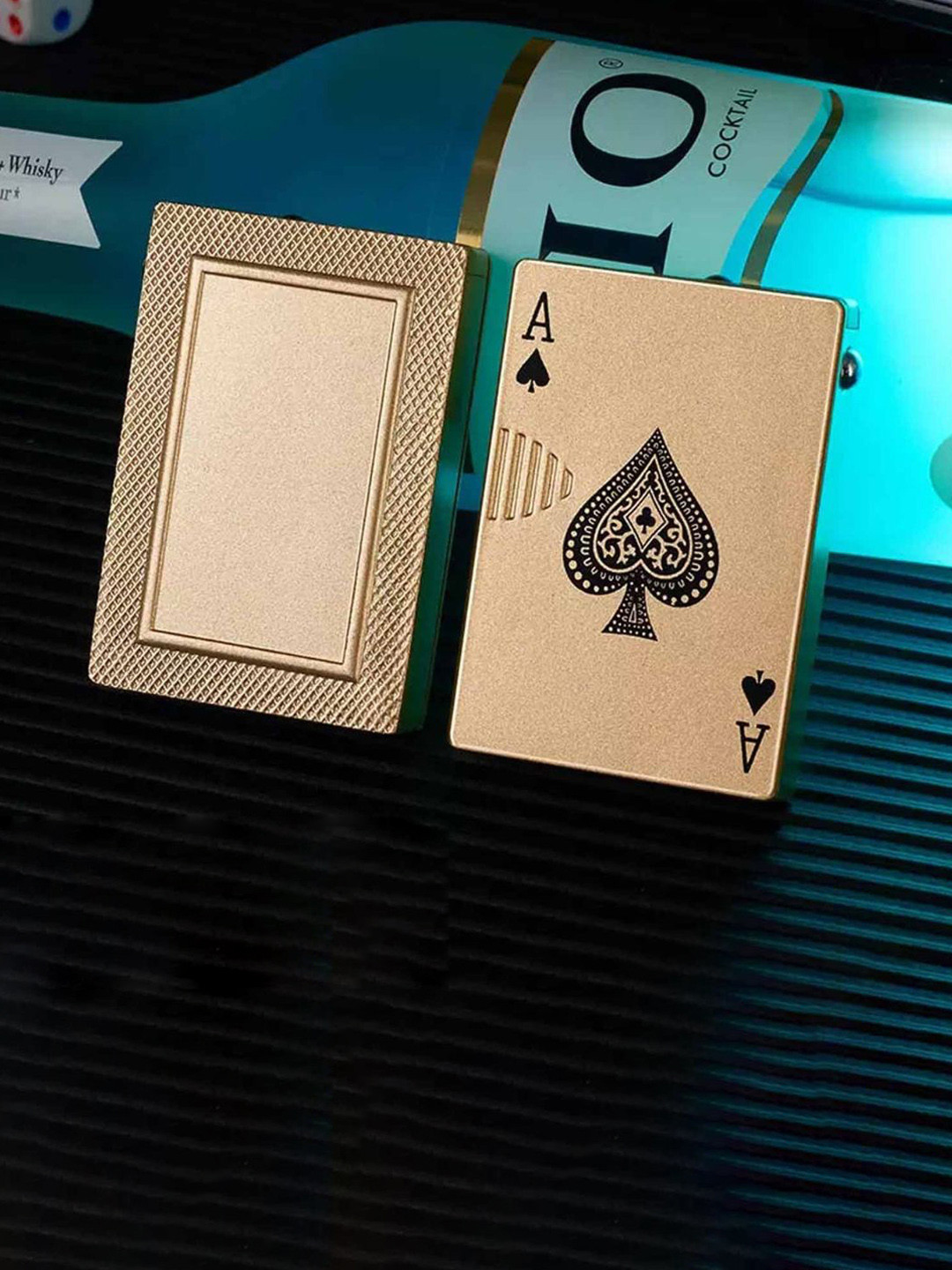 ALA FLAME Textured Scratch Resistant Pocket Lighter Travel Accessory