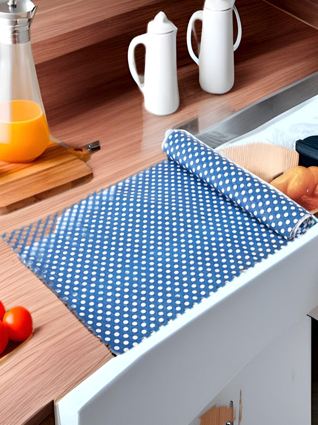 Aura White Water Resistant Shelf Liner Organisers