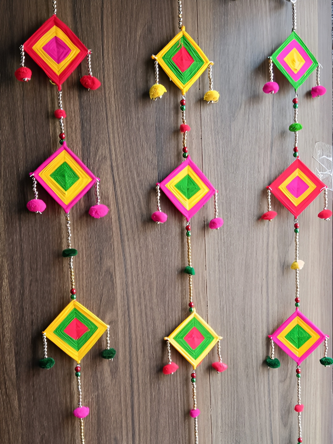 Sellplus Yellow & Pink Wall Hanging Strings