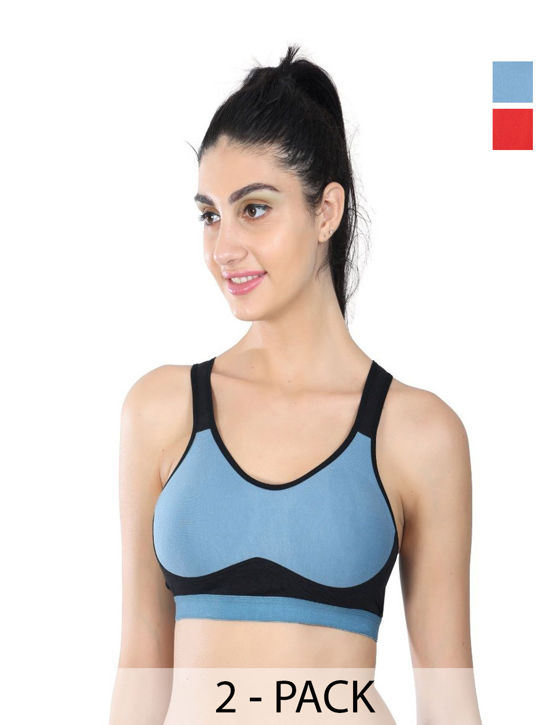 EMPISTO Women Pack of 2 Underwired Bra