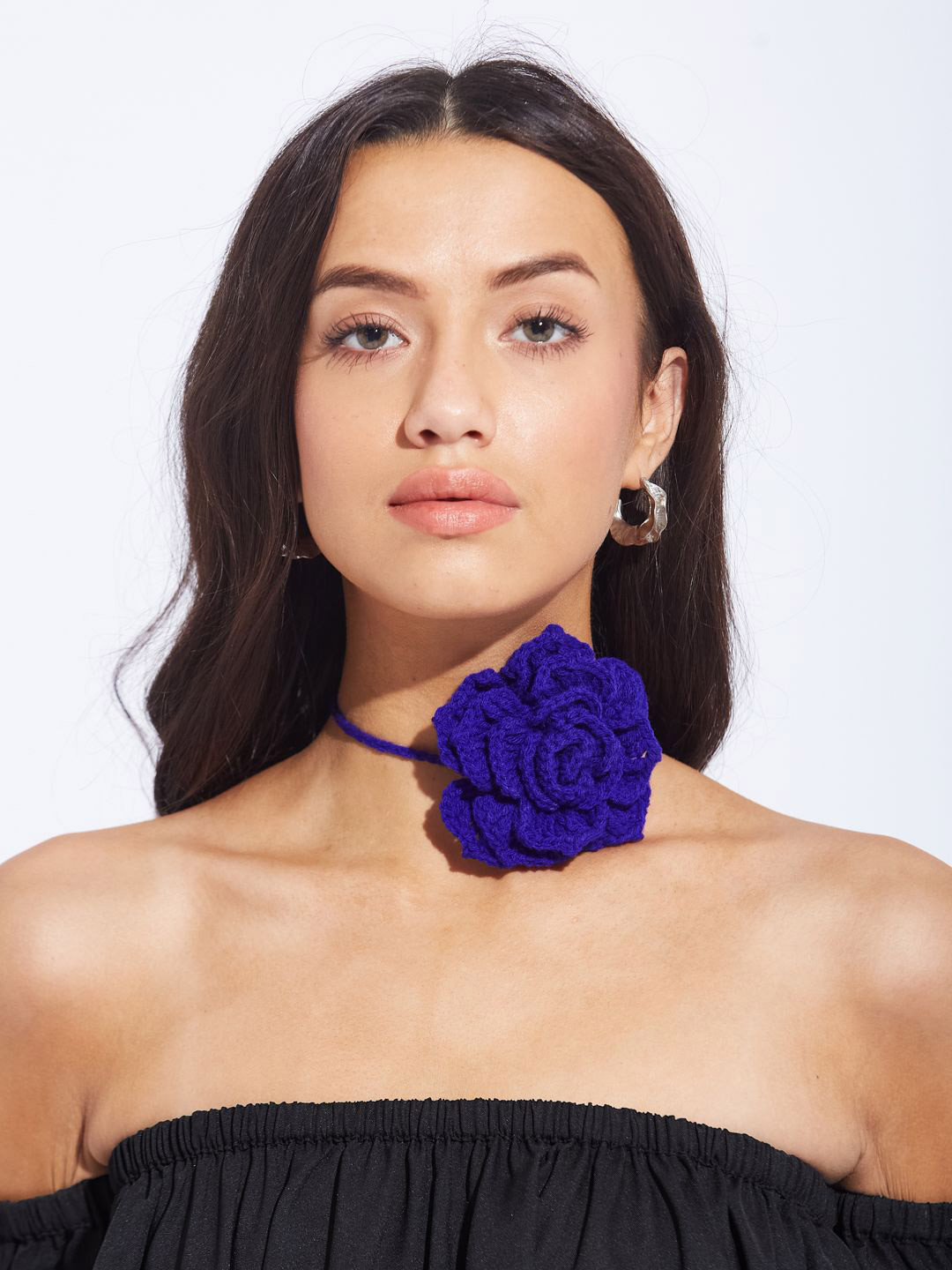 DEPANO Floral Choker Statement Necklace