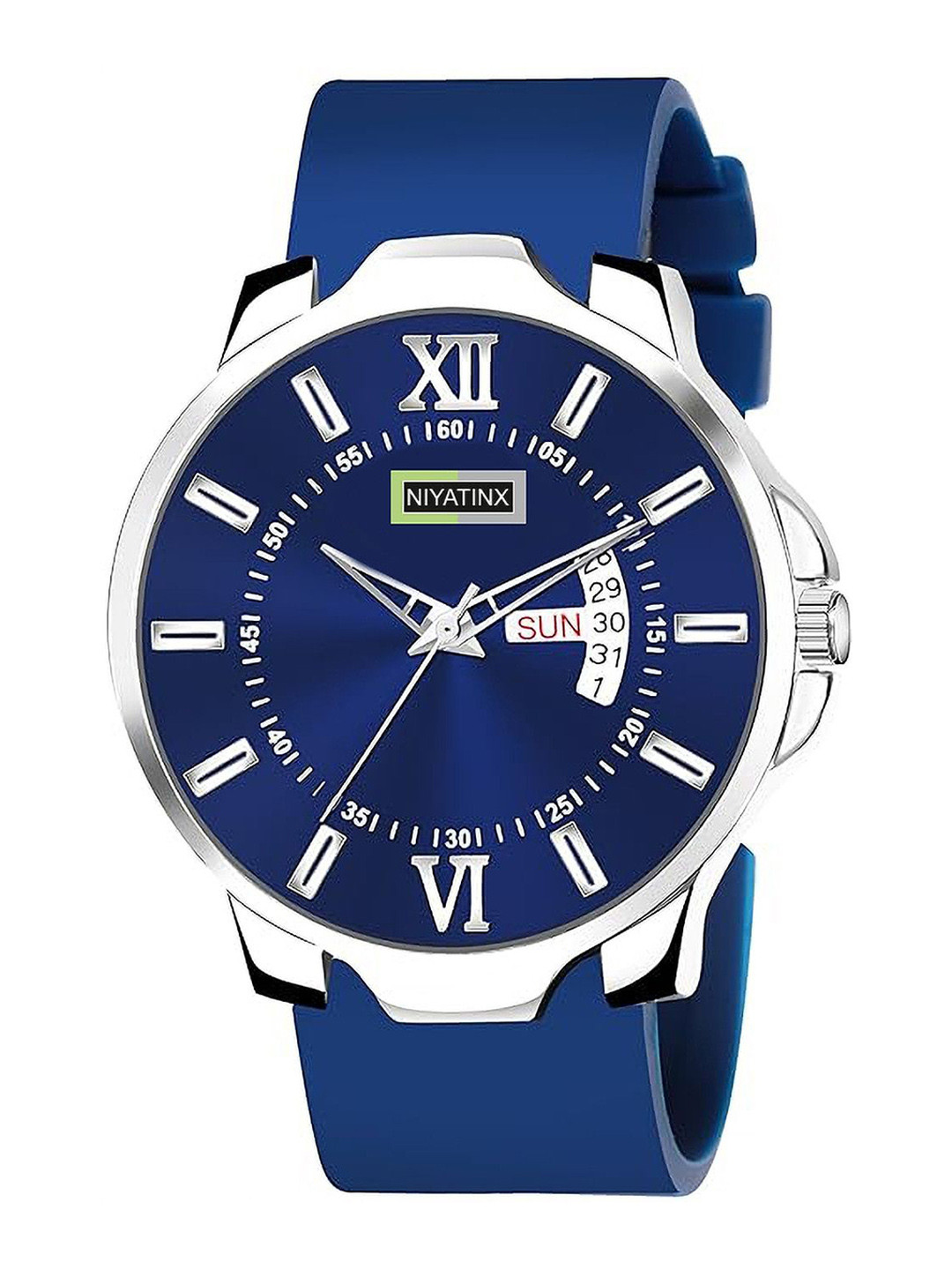 CSAMON Men Quartz Analogue Watch - 3KANSLV ROMblue DD 804 BLU_SH