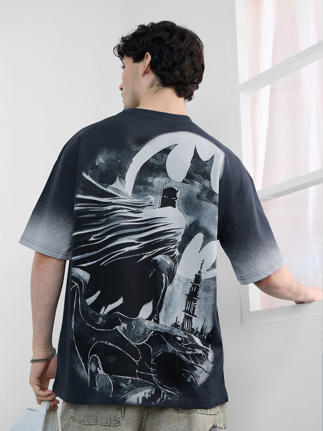 The Souled Store Men Batman Caped Crusader T-shirt
